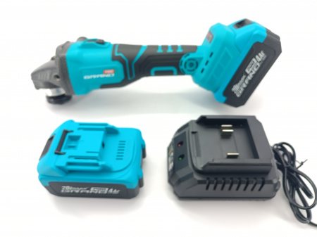 Болгарка акумуляторна Grand МШУ-20BL PRO (2 АКБ, ЗП, кейс)