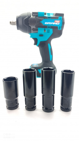 Набір акумуляторних інструментів  Grand № 4 PROF (МШУ-20BL/PRO + ДА-20UBL + АГ-800UBL + ПА-20/26BL)