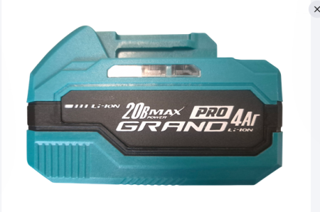 Болгарка акумуляторна Grand МШУ-125/20BL (2 АКБ, ЗП, кейс)