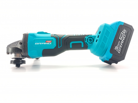 Болгарка акумуляторна Grand МШУ-20BL PRO (2 АКБ, ЗП, кейс)