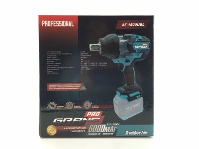 Гайковерт акумуляторний Grand АГ-1500UBL (без АКБ та ЗП)