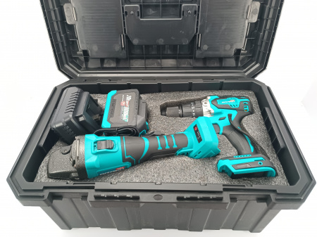 Набір акумуляторних інструментів  Grand № 4 PROF (МШУ-20BL/PRO + ДА-20UBL + АГ-800UBL + ПА-20/26BL)