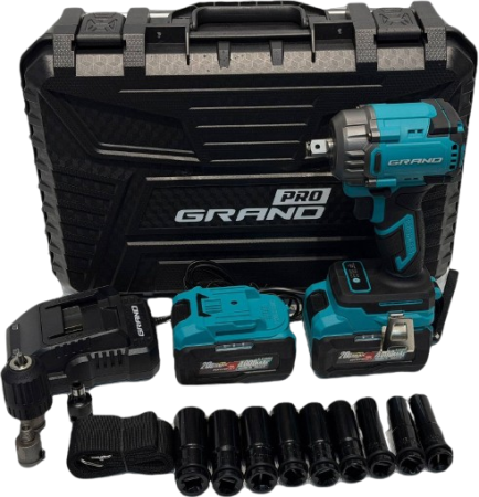 Гайковерт акумуляторний Grand АГ-700 BL/HS