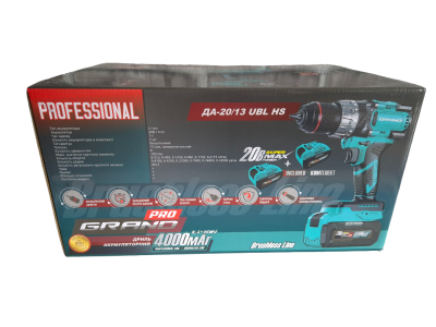 Акумуляторний ударний шурупокрут Grand ДА-20/13 UBL HS
