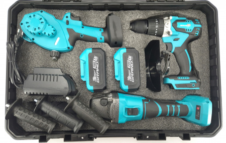 Набір акумуляторних інструментів Grand № 3G (МШУ-20BL/PRO + ДА-20/13UBL+АПЦ-20V/8"-4)